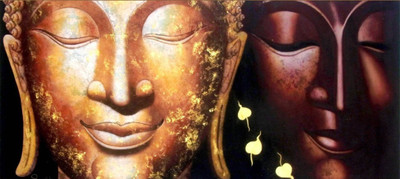 

Aabhaas Buddha Wall Poster Fine Art Print(12 inch X 18 inch, Rolled)