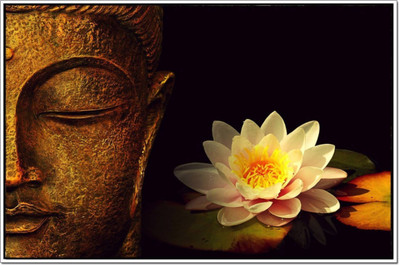 

Aabhaas Buddha Wall Poster Fine Art Print(12 inch X 18 inch, Rolled)