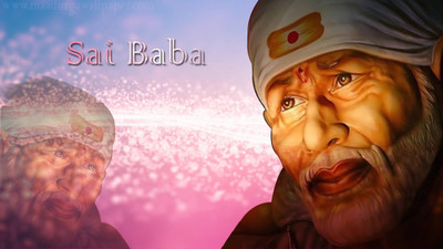 

Aabhaas Sai Baba Wall Poster Fine Art Print(12 inch X 18 inch, Rolled)