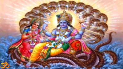 

Aabhaas Vishnu Wall Poster Fine Art Print(12 inch X 18 inch, Rolled)