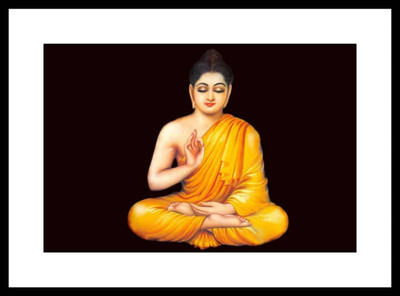 

Aabhaas Buddha Wall Poster Fine Art Print(12 inch X 18 inch, Rolled)