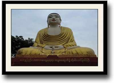 

Aabhaas Buddha Wall Poster Fine Art Print(12 inch X 18 inch, Rolled)