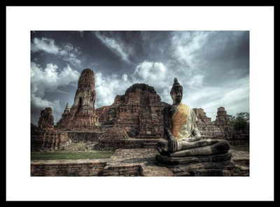 

Aabhaas Buddha Wall Poster Fine Art Print(12 inch X 18 inch, Rolled)