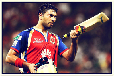 

Aabhaas Yuvraj SIngh Wall Poster Fine Art Print(12 inch X 18 inch, Rolled)