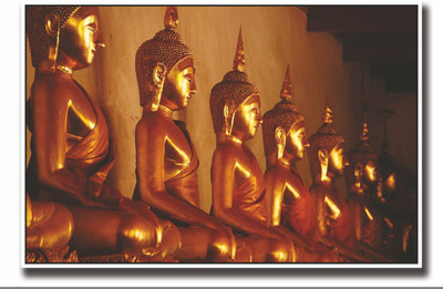 

Aabhaas Buddha Wall Poster Fine Art Print(12 inch X 18 inch, Rolled)