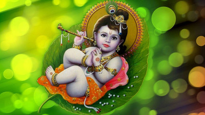 

Aabhaas Krishna Wall Poster Fine Art Print(12 inch X 18 inch, Rolled)