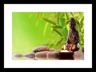 

Aabhaas Buddha Wall Poster Fine Art Print(12 inch X 18 inch, Rolled)