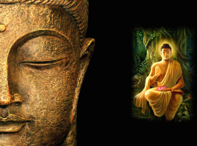 

Aabhaas Buddha Wall Poster Fine Art Print(12 inch X 18 inch, Rolled)