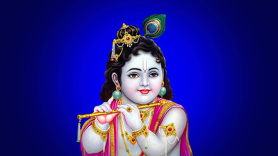 

Aabhaas Krishna Wall Poster Fine Art Print(12 inch X 18 inch, Rolled)