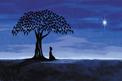 

Aabhaas Buddha Wall Poster Fine Art Print(12 inch X 18 inch, Rolled)