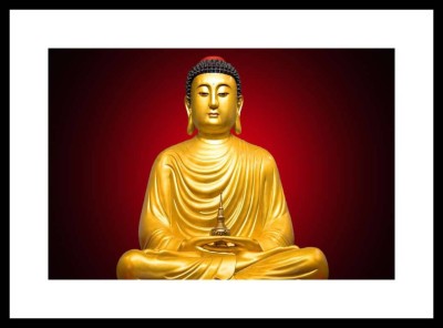 

Aabhaas Buddha Wall Poster Fine Art Print(12 inch X 18 inch, Rolled)