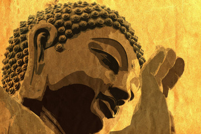 

Aabhaas Buddha Wall Poster Fine Art Print(12 inch X 18 inch, Rolled)
