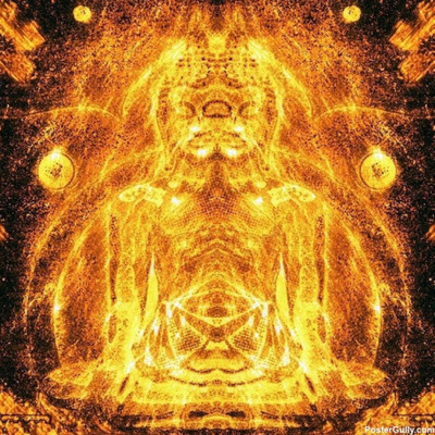 

Aabhaas Buddha Wall Poster Fine Art Print(12 inch X 18 inch, Rolled)