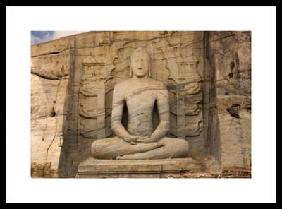 

Aabhaas Buddha Wall Poster Fine Art Print(12 inch X 18 inch, Rolled)