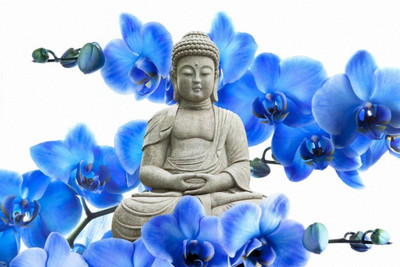 

Aabhaas Buddha Wall Poster Fine Art Print(12 inch X 18 inch, Rolled)