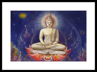 

Aabhaas Buddha Wall Poster Fine Art Print(12 inch X 18 inch, Rolled)