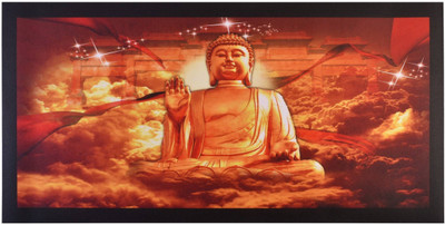 

Aabhaas Buddha Wall Poster Fine Art Print(12 inch X 18 inch, Rolled)