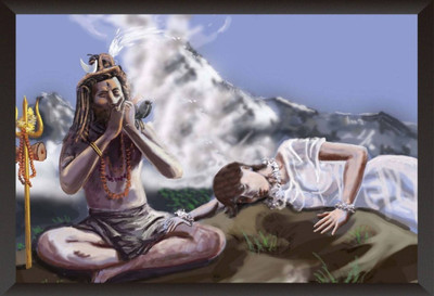 

Aabhaas Shiva Wall Poster Fine Art Print(12 inch X 18 inch, Rolled)