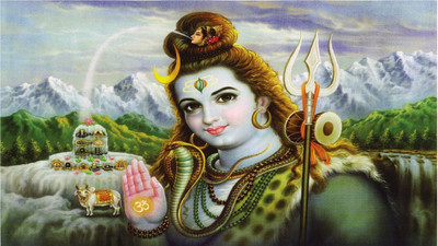 

Aabhaas Shiva Wall Poster Fine Art Print(12 inch X 18 inch, Rolled)