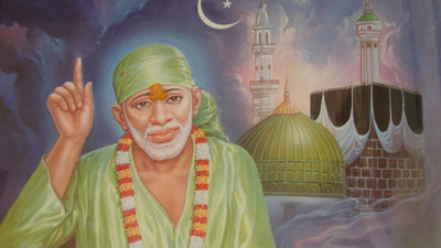 

Aabhaas Sai Baba Wall Poster Fine Art Print(12 inch X 18 inch, Rolled)