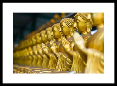 

Aabhaas Buddha Wall Poster Fine Art Print(12 inch X 18 inch, Rolled)