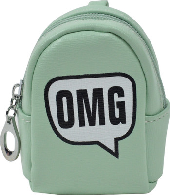 

Bag of Small Things Coin Bag Purse Wallet Text Typography OMG Light Green Coin Purse(Green)
