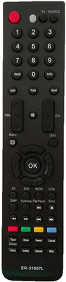 

LipiWorld ER-31607L LCD LED TV Universal Compatible For LLOYD LED LCD Remote Controller(Black)