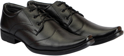 

FAUSTO Trendy Derby For Men(Black
