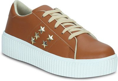 

Get Glamr Genette Sneakers For Women(Tan