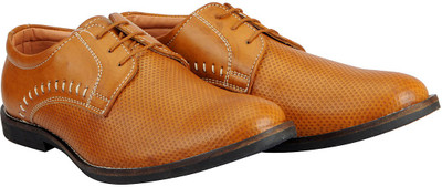 

FAUSTO Trendy Derby For Men(Tan
