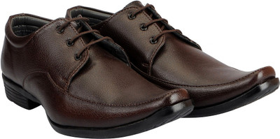 

FAUSTO Trendy Lace Up For Men(Brown