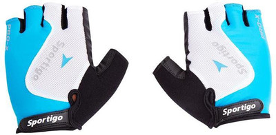 

Sportigo PRO-X GYM Gloves Blue/White Gym & Fitness Gloves (, Blue, Blue white black