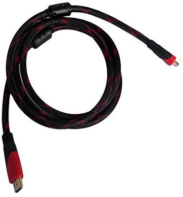 

LipiWorld TV-out Cable HDMI Male to HDMI Male Cable TV Lead 1.4V High Speed Ethernet 3D Full HD 1080p (Nylon Hdmi 1.5 Meter)(Red, Black, For TV)