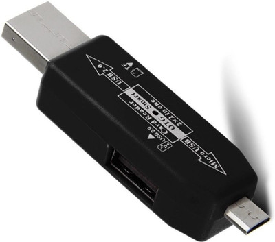 BB4 Micro Usb OTG TF / SD Flash Memory CARD READER USB Adapter(Black) available at flipkart for Rs.229
