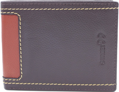 

Street 99 Men Multicolor Genuine Leather Wallet(6 Card Slots), Brown