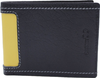 

Street 99 Men Multicolor Genuine Leather Wallet(10 Card Slots), Black
