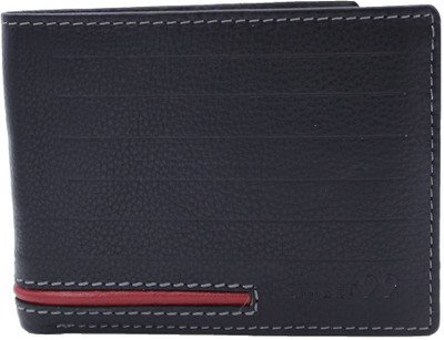 

Street 99 Men Multicolor Genuine Leather Wallet(10 Card Slots), Black