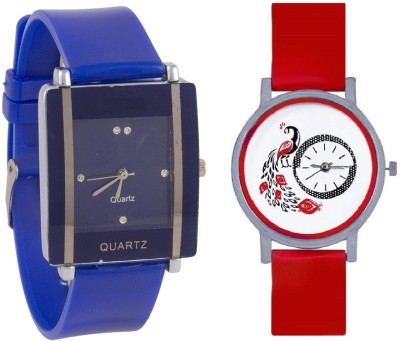ReniSales New Stylish Blue Red Gift Combo Watch For Women And Girl Watch  - For Girls   Watches  (ReniSales)