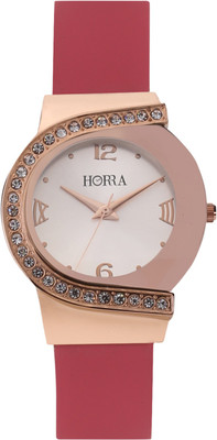 

Horra PB817FLS15 Reina Series White Dial Analog Watch - For Women
