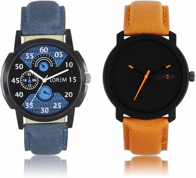 LOREM LR-02-20 Attractive Stylish Combo Watch  - For Men   Watches  (LOREM)