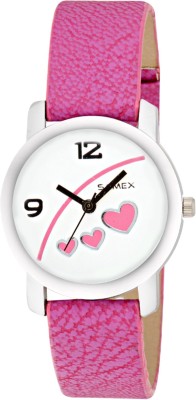SAMEX LATEST STYLISH TRENDY LOVE HEART PINK COLOR BEST TRENDY FASHIONABLE DISCOUNTED SALES DEAL PRICE Watch  - For Women   Watches  (SAMEX)
