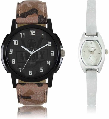 LOREM LR-03-0219 Attractive Stylish Combo Watch  - For Men & Women   Watches  (LOREM)