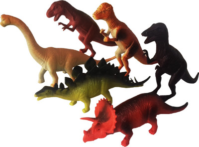 

kidoz kingdom DINOSAURS 6 FIGURE SET MEDIUM(Multicolor)