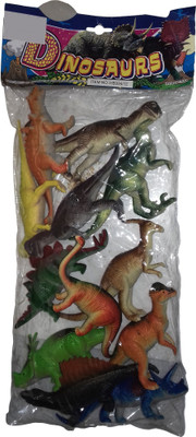 

kidoz kingdom DINOSAURS FIGURES 12 PCS SET(Multicolor)