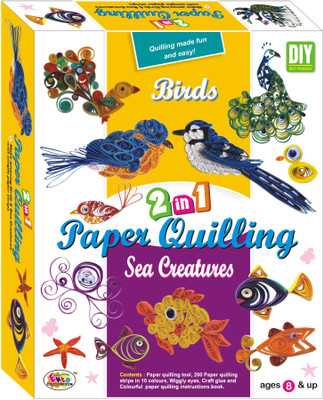 

Ekta 2 in 1 paper quilling sea creatures