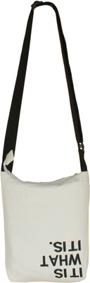 

Ryan Women's Sling Bag Sling Bag(Black, White, 12 L)