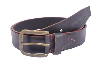 

Maplewood Men Formal Black Genuine Leather Belt