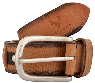 

Corium Men Casual Tan Genuine Leather Belt