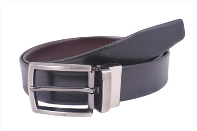 

Maplewood Men Casual Black Genuine Leather Belt