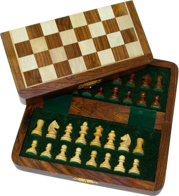 

Triple S Handicrafts Magnetic Collectible 7 Inch Chess Board Game